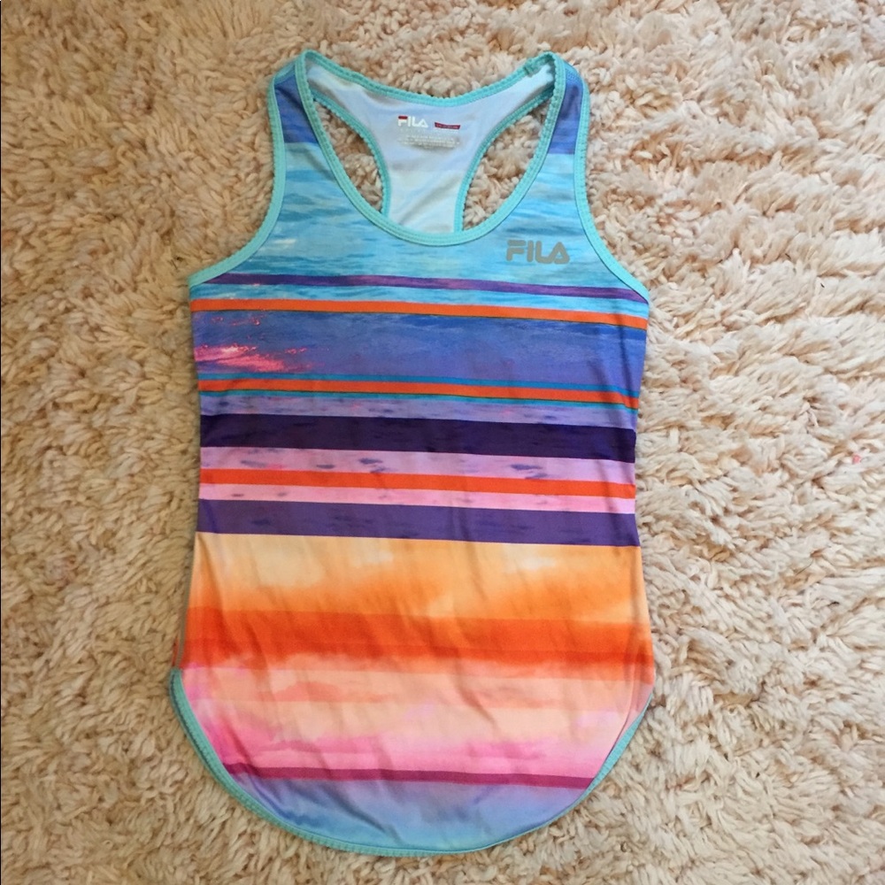 Multicolored Fila Athletic Tank Top